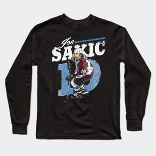 joe sakic retro Long Sleeve T-Shirt